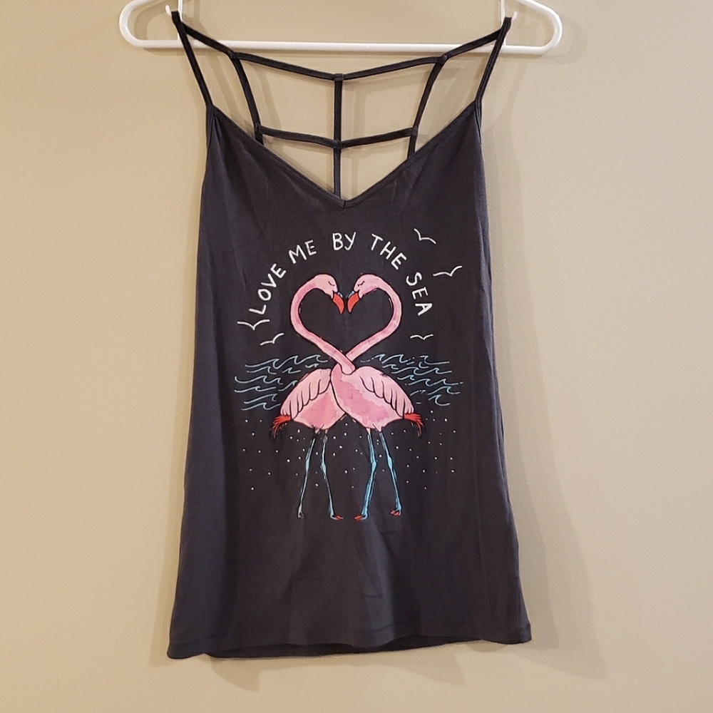 Aeropostale Flamingo Tank Top
